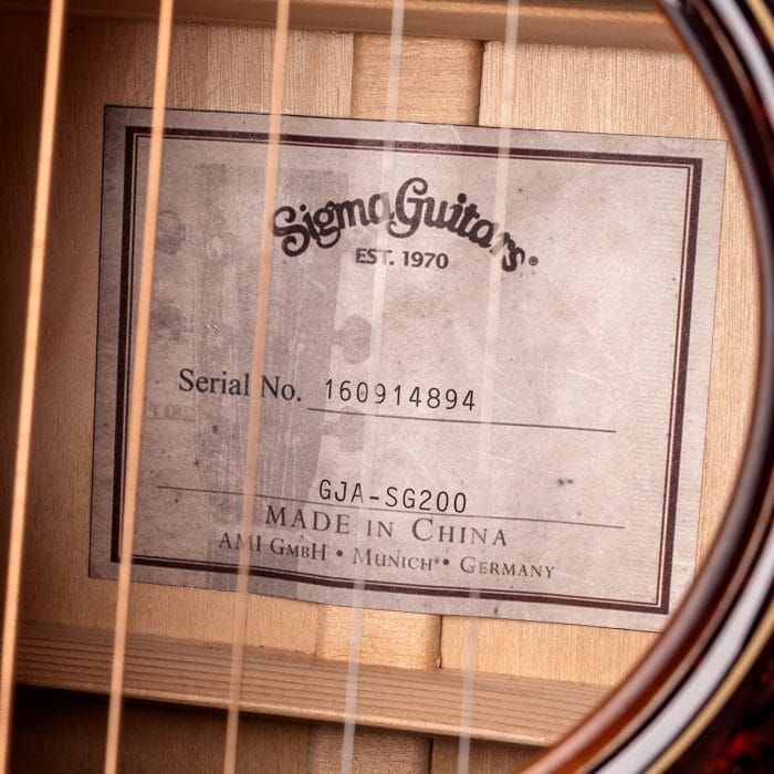 SIGMA GUITARS GJA-SG200 - Sigma Guitars