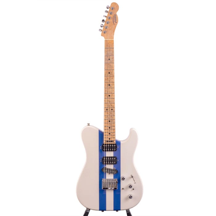 Tausch-665-blue-Stripes-01.jpg Tausch Guitars 665 „Blue Stripes“ – Bild 1