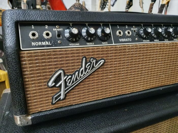 Fender Tremolux 2-Channel 35-Watt 2x10" Piggyback – Bild 5