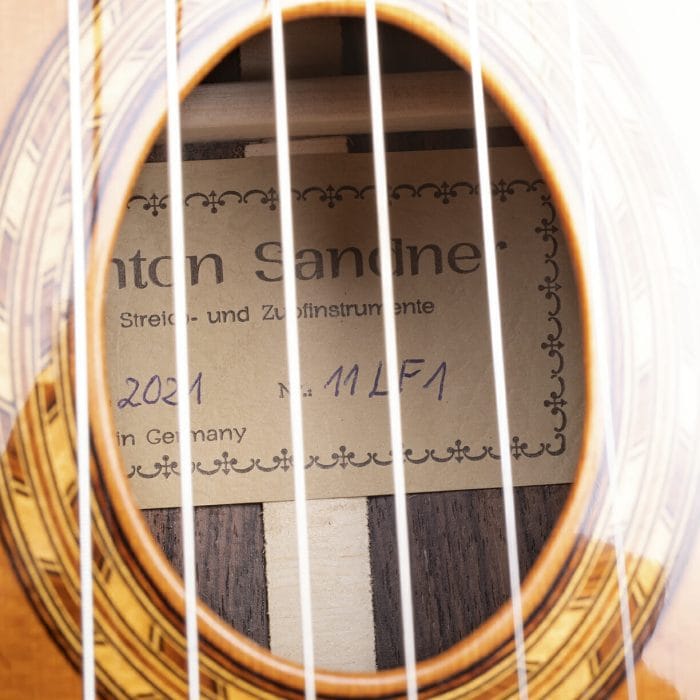 Anton Sandner Favino Gypsy Jazz-Gitarre mit „Petite Bouche“ 2021/ Nr.11 LF1 - Anton Sandner