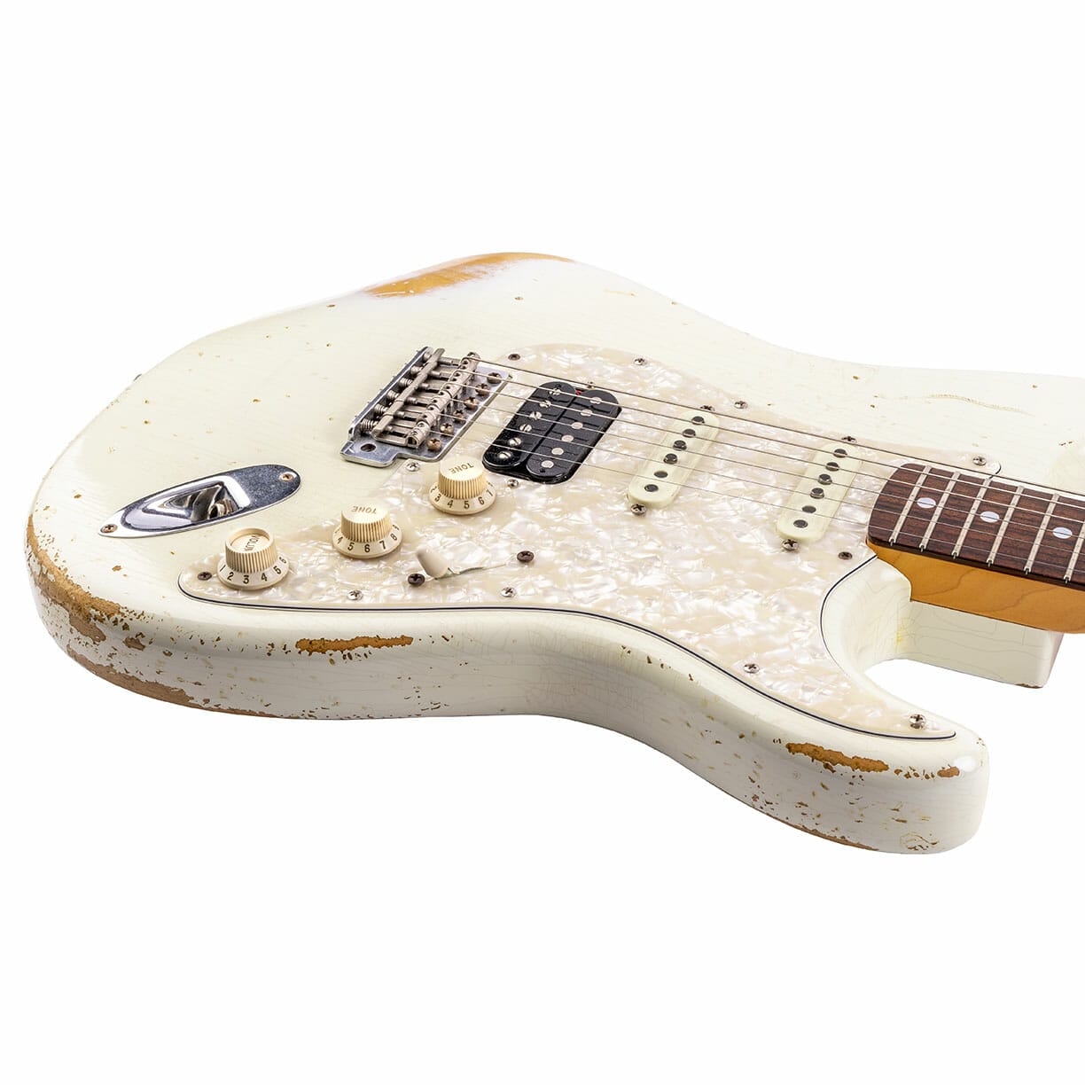 Fender Custom Shop Stratocaster '69 Relic Aged Vintage White