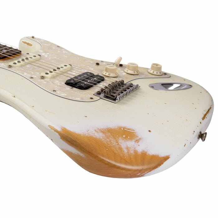 Fender Custom Shop Stratocaster ’69 Relic Aged Vintage White – Bild 7