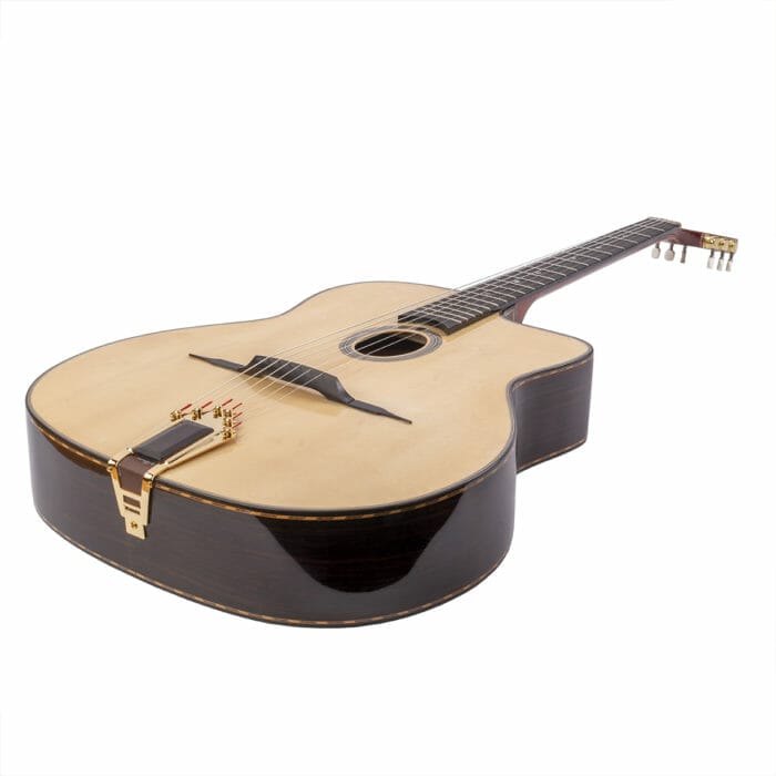 Anton Sandner Favino Fichte - petite Bouche LFM5 - 09 Anton Sandner Favino Gypsy Jazz-Gitarre mit „Petite Bouche“ 2022/ Nr.11 LFM5 – Bild 4