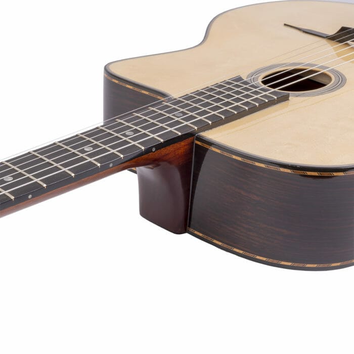 Anton Sandner Favino Fichte - petite Bouche LFM5 - 11 Anton Sandner Favino Gypsy Jazz-Gitarre mit „Petite Bouche“ 2022/ Nr.11 LFM5 – Bild 8