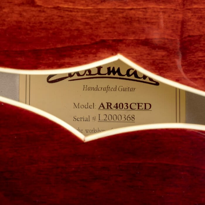 Eastman AR 403 CED 16” Archtop Gitarre – Bild 6