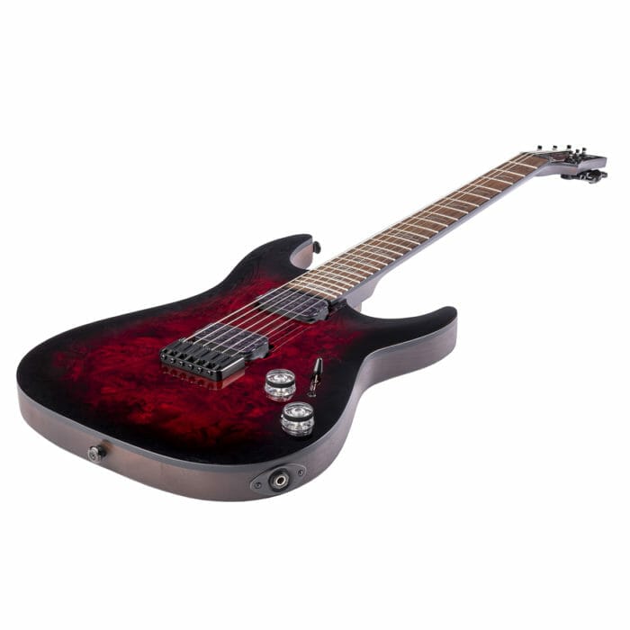 SCHECTER Omen Elite 6 - 07 SCHECTER Omen Elite 6 Black Cherry Burst – Bild 4