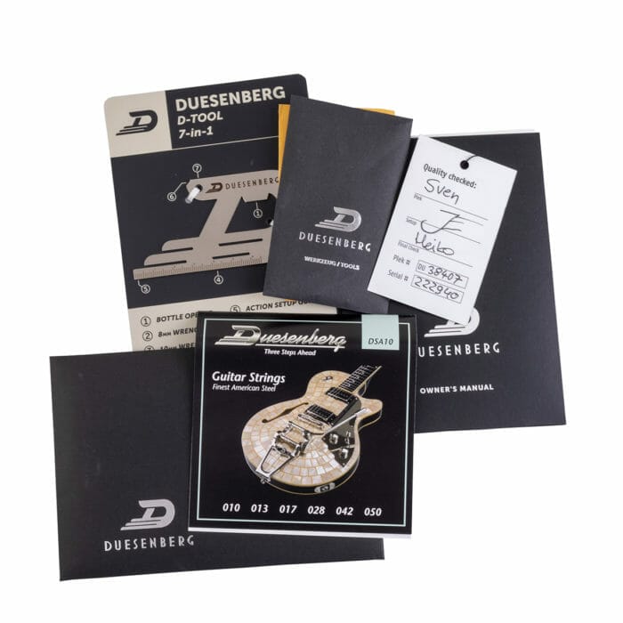 Duesenberg Staplayer TV Ice Pearl – B Ware – Bild 11