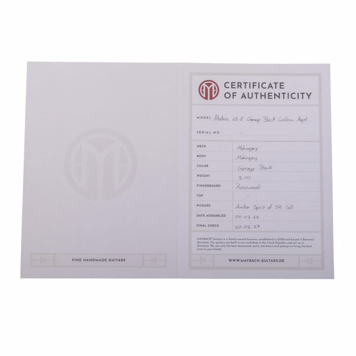 Maybach Albatroz '65-2 Garage Black Custom Aged - Nick Page – Bild 13