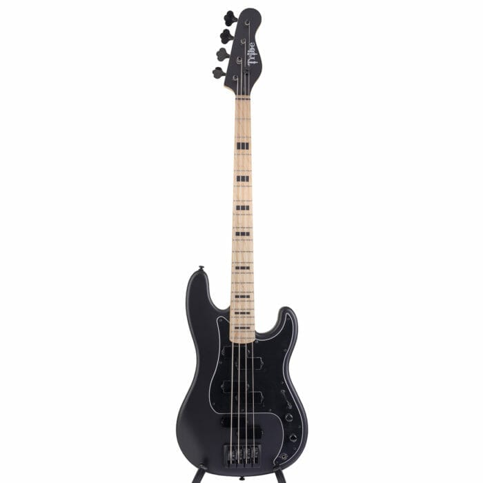 Tribe Flower P3 MN Satin Solid Black - Tribe Guitars