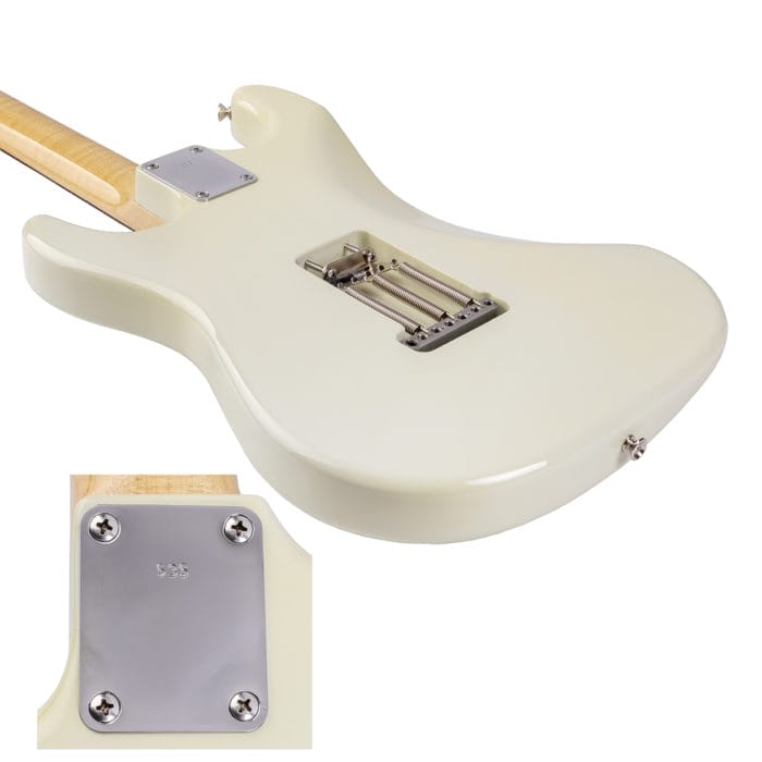 Hansen S-Style Gitarre in Olympic White – Bild 8