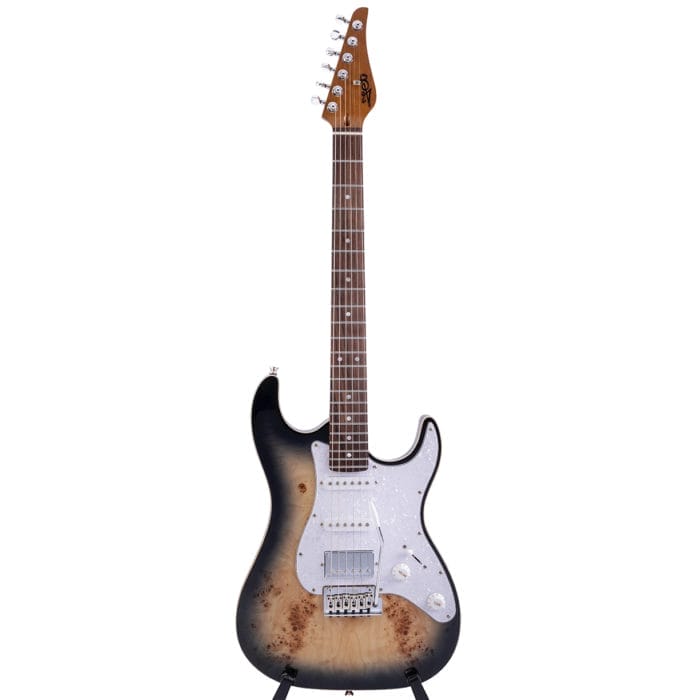 Jet Guitars JS-450 QTB R Transparent Brown – Bild 1