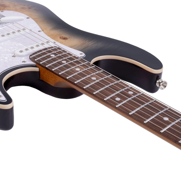 Jet Guitars JS-450 QTB R Transparent Brown – Bild 9