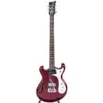 Danelectro 66 BT TR Baritone Transparent Red