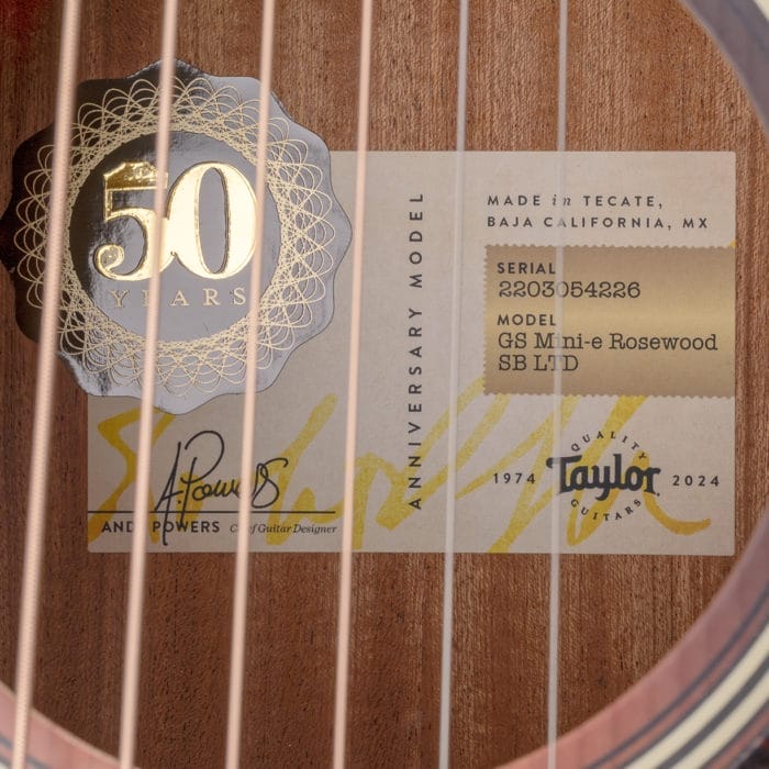 Taylor GS Mini-e 50th Anniversary Ltd. Edition – Bild 5