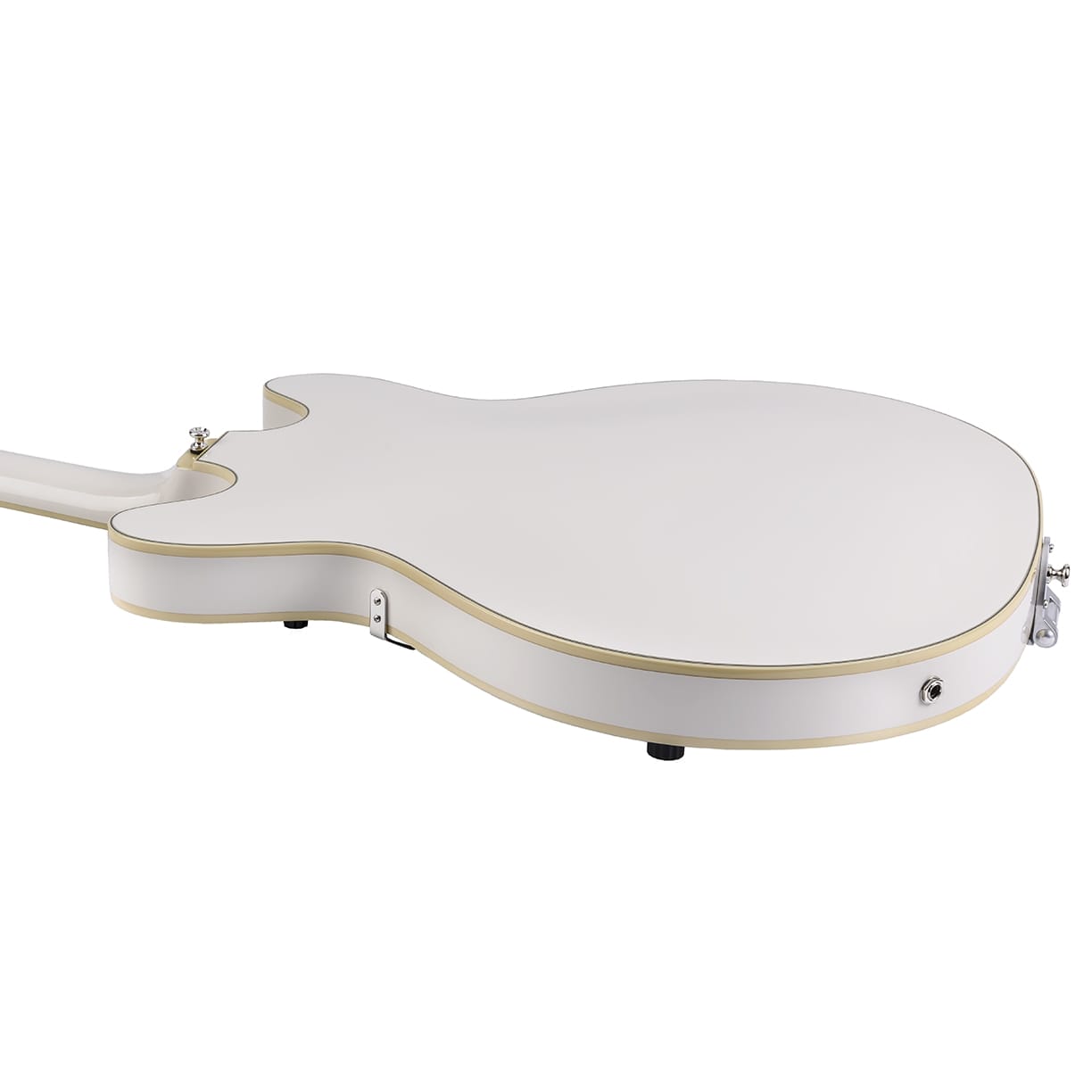 ギター Guild STARFIRE V White Guild Starfire V Bigsby - white Semi-hollow electric guitar