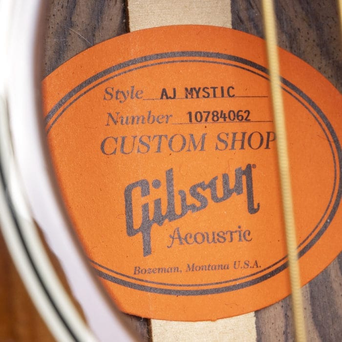 Gibson Custom AJ - 07 Gibson Custom AJ Advanced Jumbo Mystic RW – Bild 12